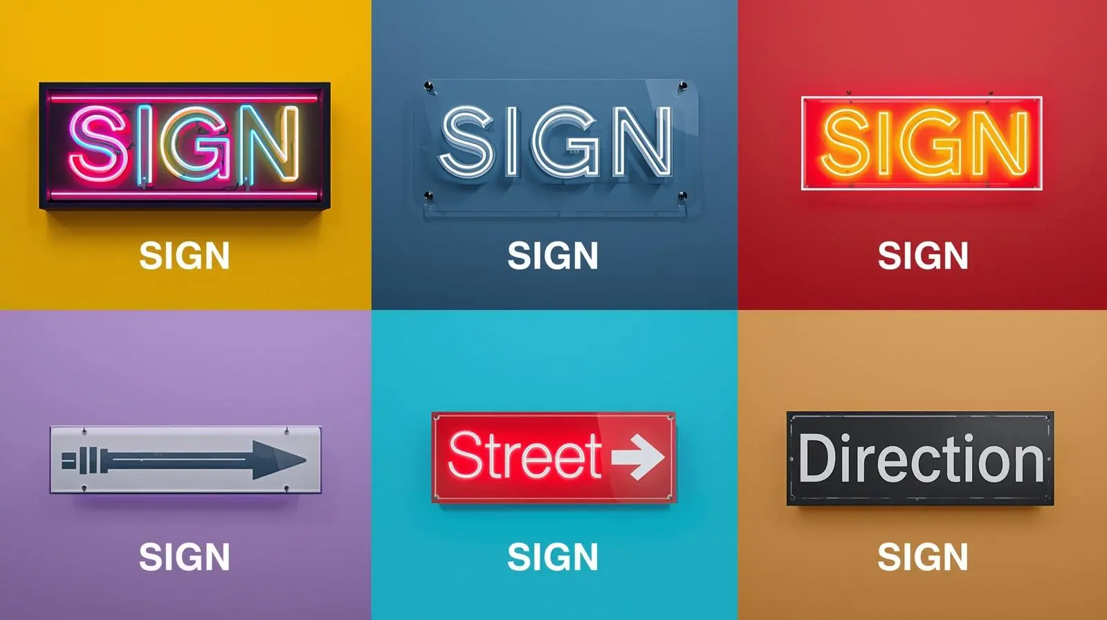 Outdoor Sign Boards in Muscat